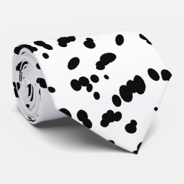 Dalmatien Hund Black and White Spots Mönster Slips