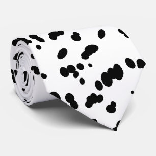 Dalmatien Hund Black and White Spots Mönster Slips