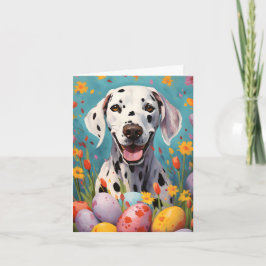 Dalmatien hund Glad påsk Kort