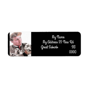 Dalmatien Hund Hundar Art Returetiketters Returadress Etikett