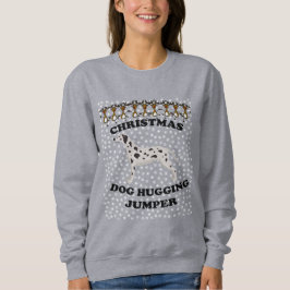Dalmatien hund jul Hund Hugger T Shirt