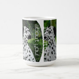 Dalmatien Hund Kärlek Kaffemugg