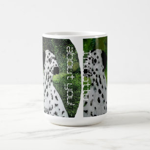 Dalmatien Hund Kärlek Kaffemugg