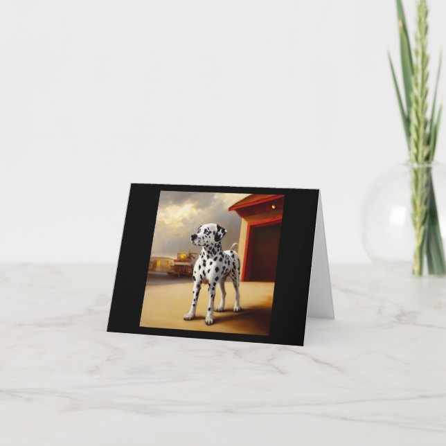 Dalmatien Hund Kort (Framsida)