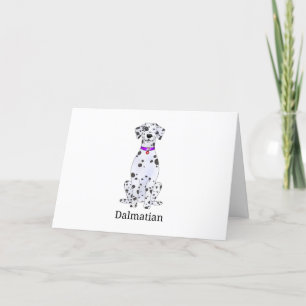 Dalmatien Hund l Helgkort