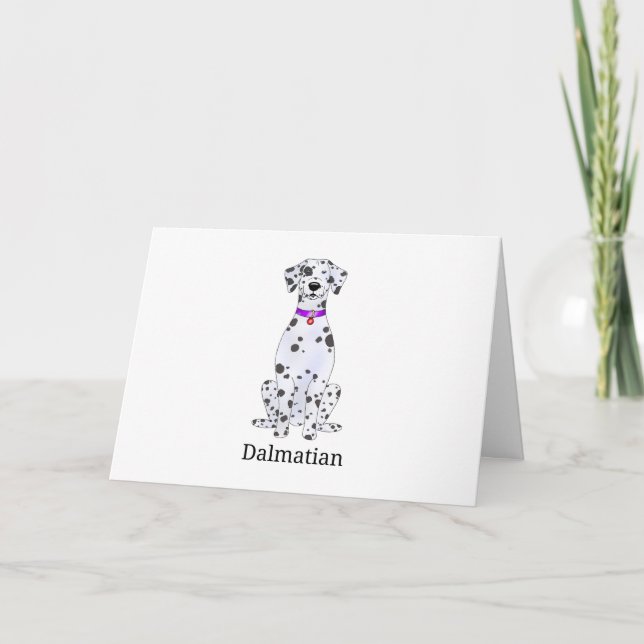 Dalmatien Hund l Helgkort (Framsida)