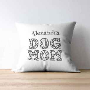 Dalmatien Hund Mamma Black and White Kudde
