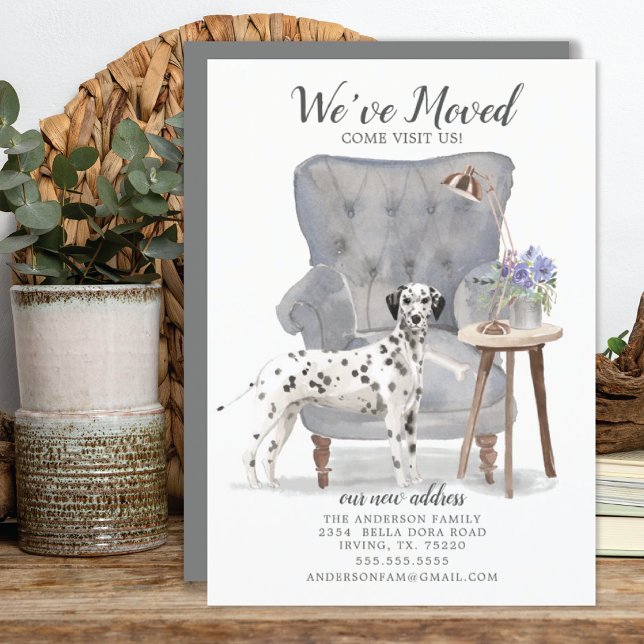 Dalmatien Hund | Meddelande om Flytta (Skapare uppladdad)