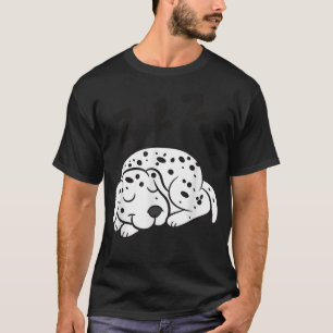 Dalmatien Hund Pajama Funny Sleeping Dalmatian Hun T Shirt