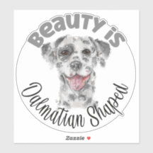 Dalmatien hund porträtt