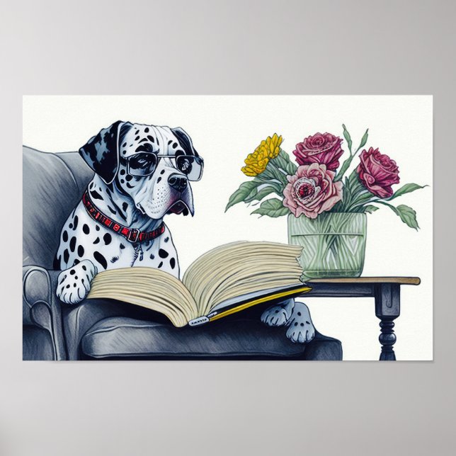 Dalmatien Hund Poster (Framsidan)