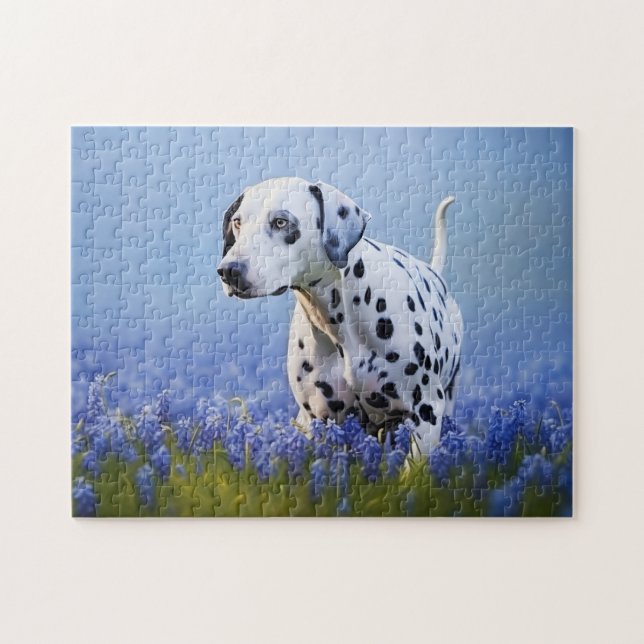Dalmatien hund pussel (Horisontell)
