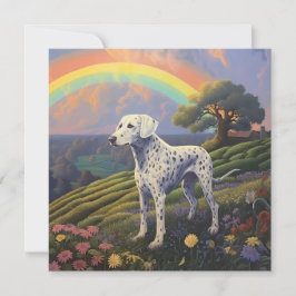 Dalmatien Hund Rainbow Bridge Custom Name Memorial