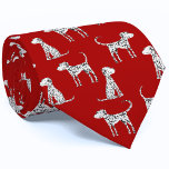 Dalmatien Hund Red Slips<br><div class="desc">Den fläckade Dalmatien hund mönster på en röd bakgrund. Originalkonst av Nic Squirrell. Perfekt för djur älskare och veterinärer.</div>