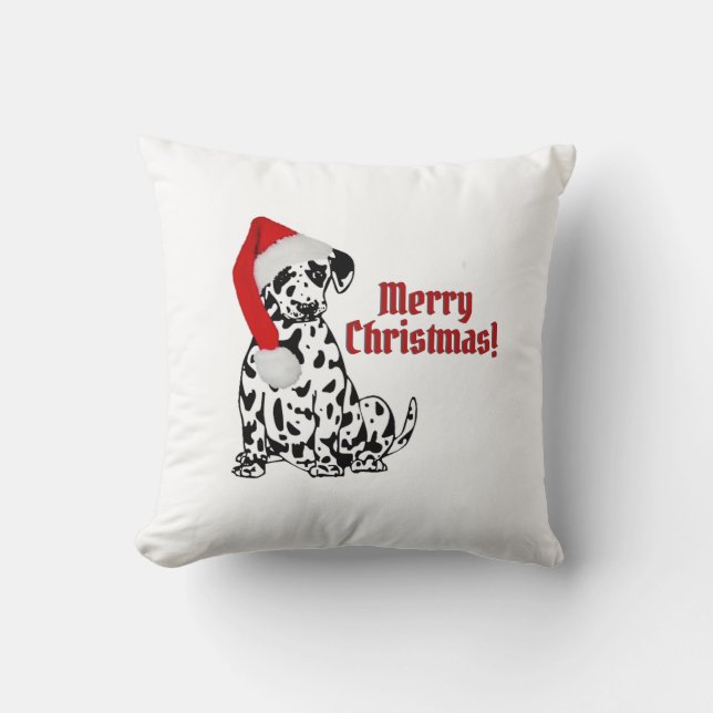 Dalmatien Hund Stocking Cap God jul White Kudde (Framsida)