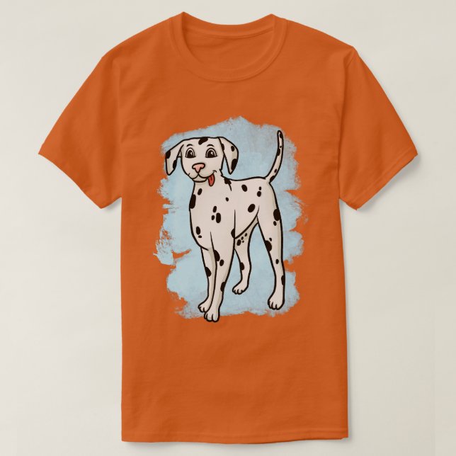 Dalmatien Hund T Shirt (Design framsida)