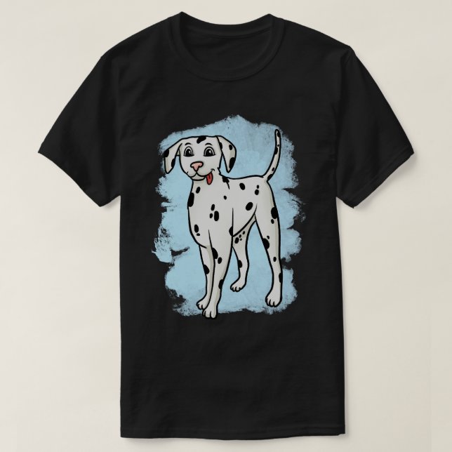 Dalmatien Hund T Shirt (Design framsida)