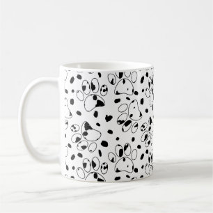 Dalmatien Hund Tass med fläckar Kaffemugg