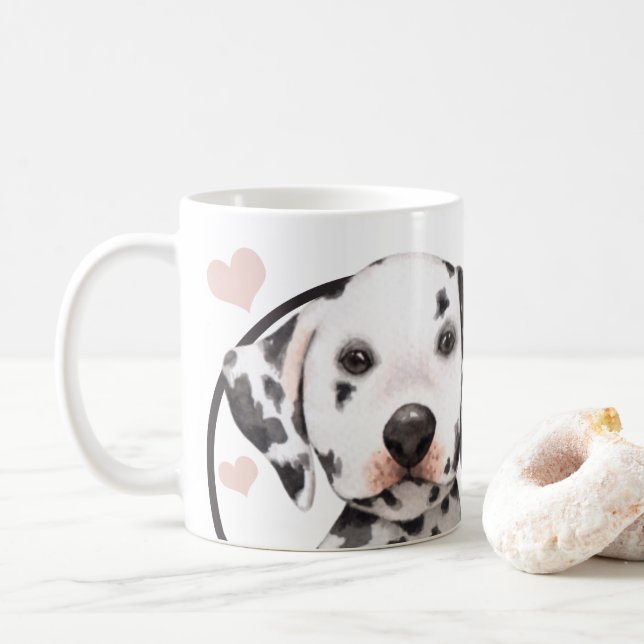 Dalmatien Hund varje gång du gör Kaffemugg (Med munk)