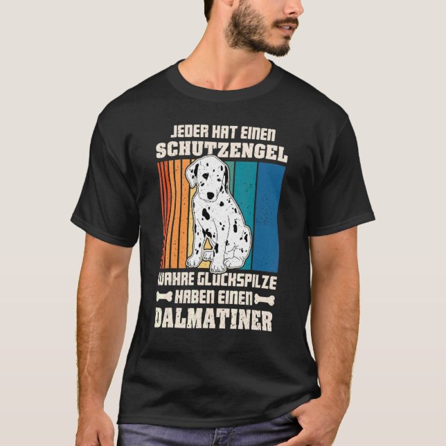 Dalmatien Hund Walk Mamma Hund Ord Breeder 4 T Shirt (Framsida)
