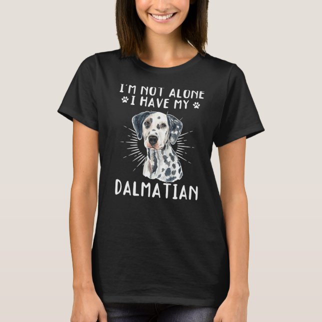 Dalmatien Hundägare T Shirt (Framsida)