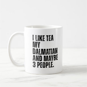 Dalmatien Hundägare Tea Älskare Funny Kaffemugg