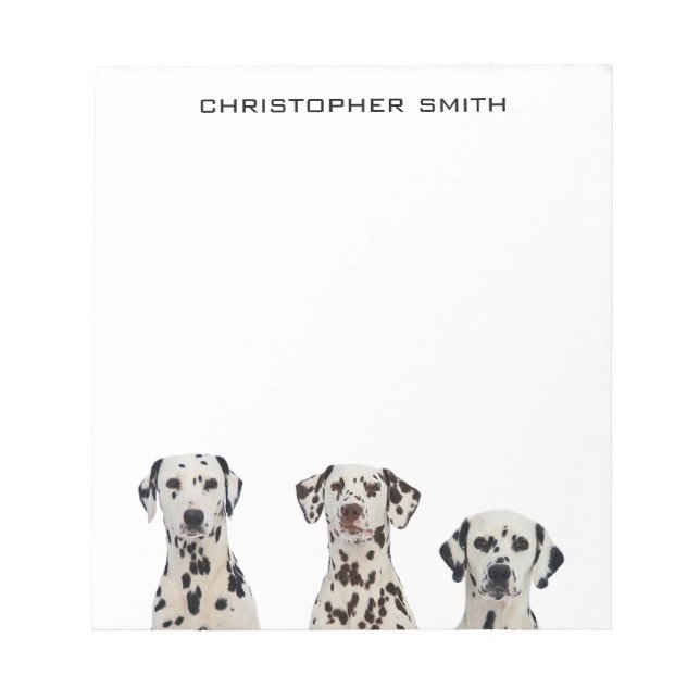 Dalmatien Hundar Anteckningsblock (Framsida)
