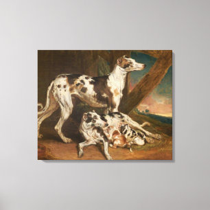 Dalmatien Hundar (av James Ward) Canvastryck
