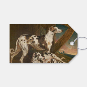 Dalmatien Hundar (av James Ward) Presentetikett