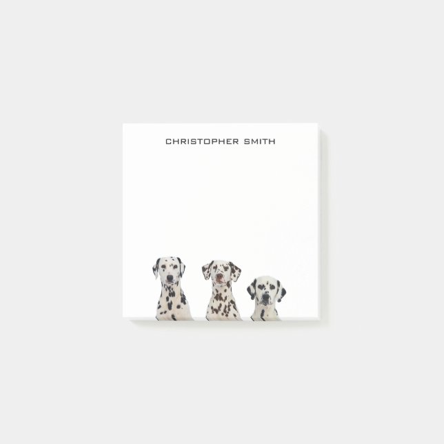 Dalmatien Hundar Post-it Block (Framsida)