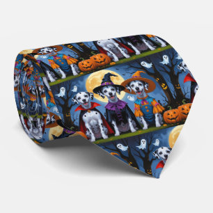 Dalmatien Hundar Pumpkin Halloween Funny Slips