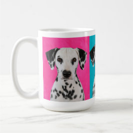 Dalmatien i färg kaffemugg