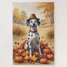 Dalmatien In Höst löv Thanksgiving Art