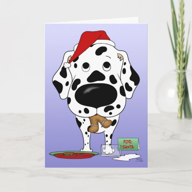 Dalmatien jul helgkort (Framsida)