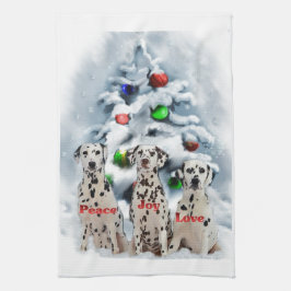 Dalmatien jul kökshandduk