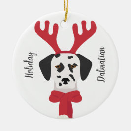 Dalmatien jul Ornament. Dekoration av snöflingor