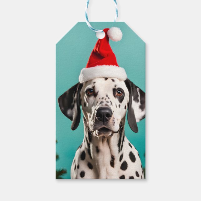Dalmatien jul presentetikett (Framsidan)