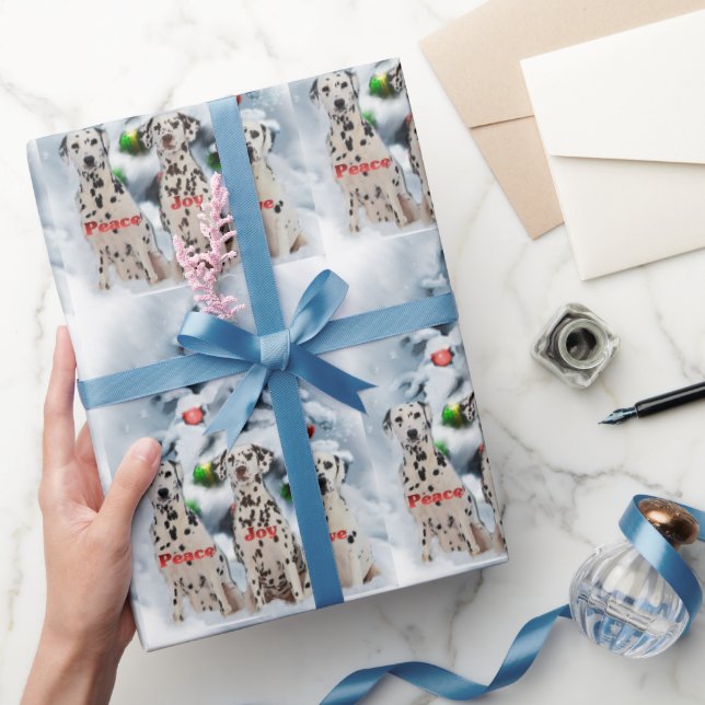 Dalmatien jul presentpapper (Gifting)