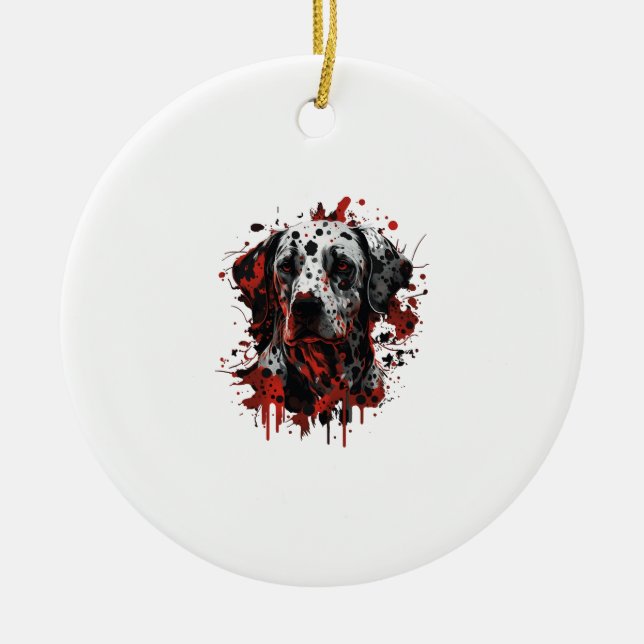 Dalmatien Julgransprydnad Keramik (Framsidan)