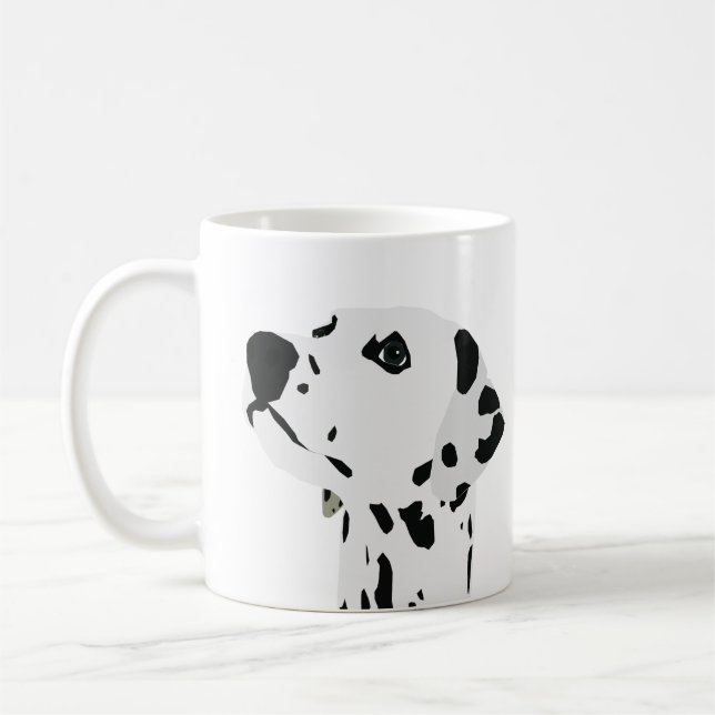 Dalmatien Kärlek-kaffe Mugg (Vänster)