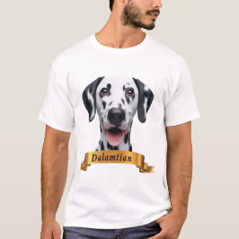 Dalmatien kärlek vänlig söt, söt hund t shirt