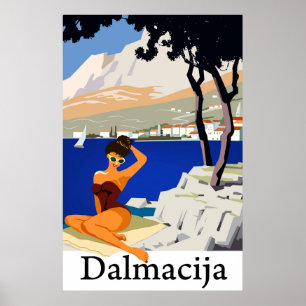 Dalmatien, Kroatien Poster