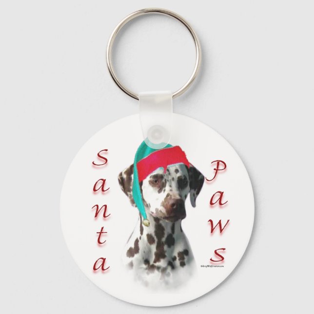 Dalmatien (lever) Santa Tassar Nyckelring (Framsida)