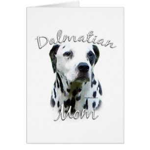 Dalmatien Mamma 2 Hälsningskort