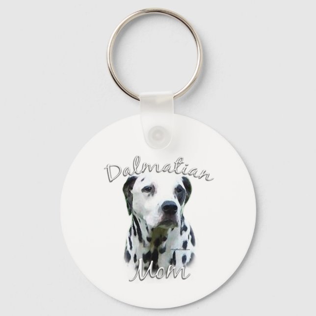 Dalmatien Mamma 2 Nyckelring (Framsida)