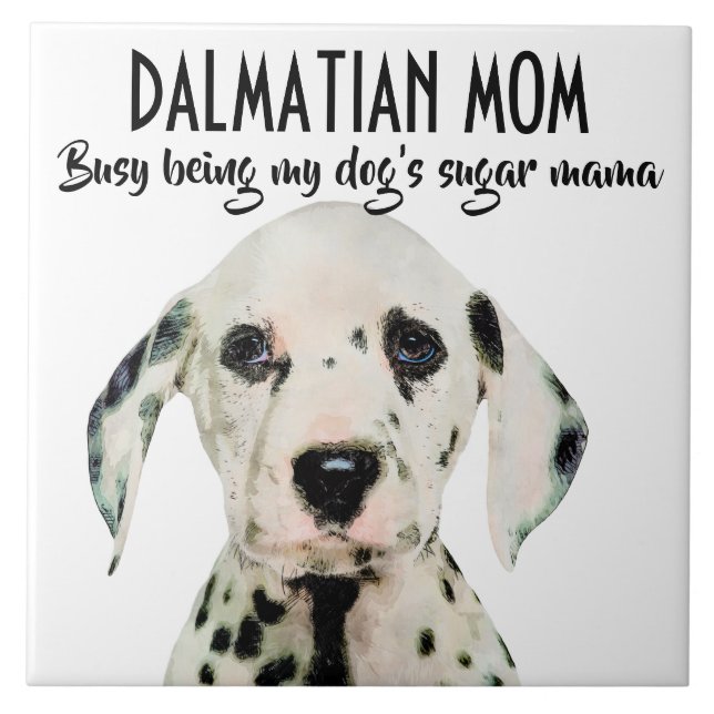 Dalmatien Mamma Ceramic Tile Kakelplatta (Framsidan)