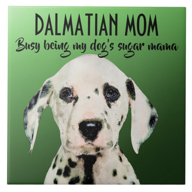 Dalmatien Mamma Ceramic Tile Kakelplatta (Framsidan)