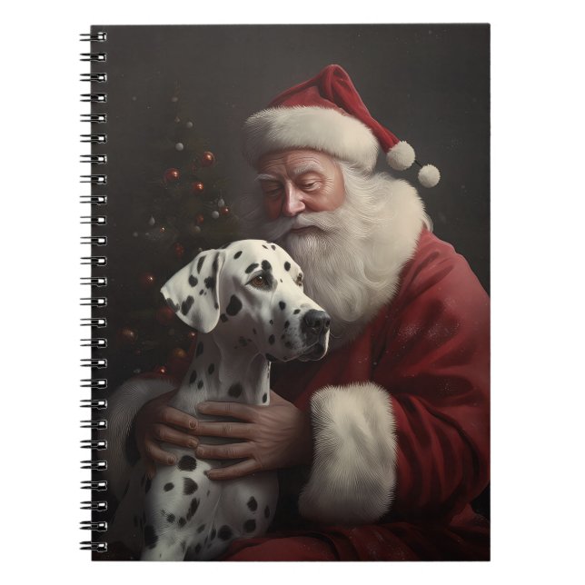 Dalmatien med Jultomten julafton Anteckningsbok (Framsidan)