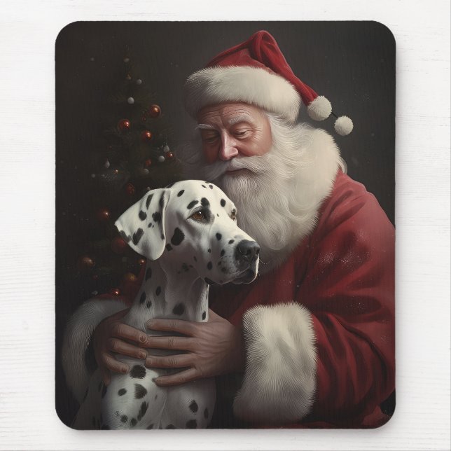 Dalmatien med Jultomten julafton Musmatta (Framsidan)
