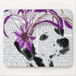 Dalmatien med Lila Fascinator Musmatta